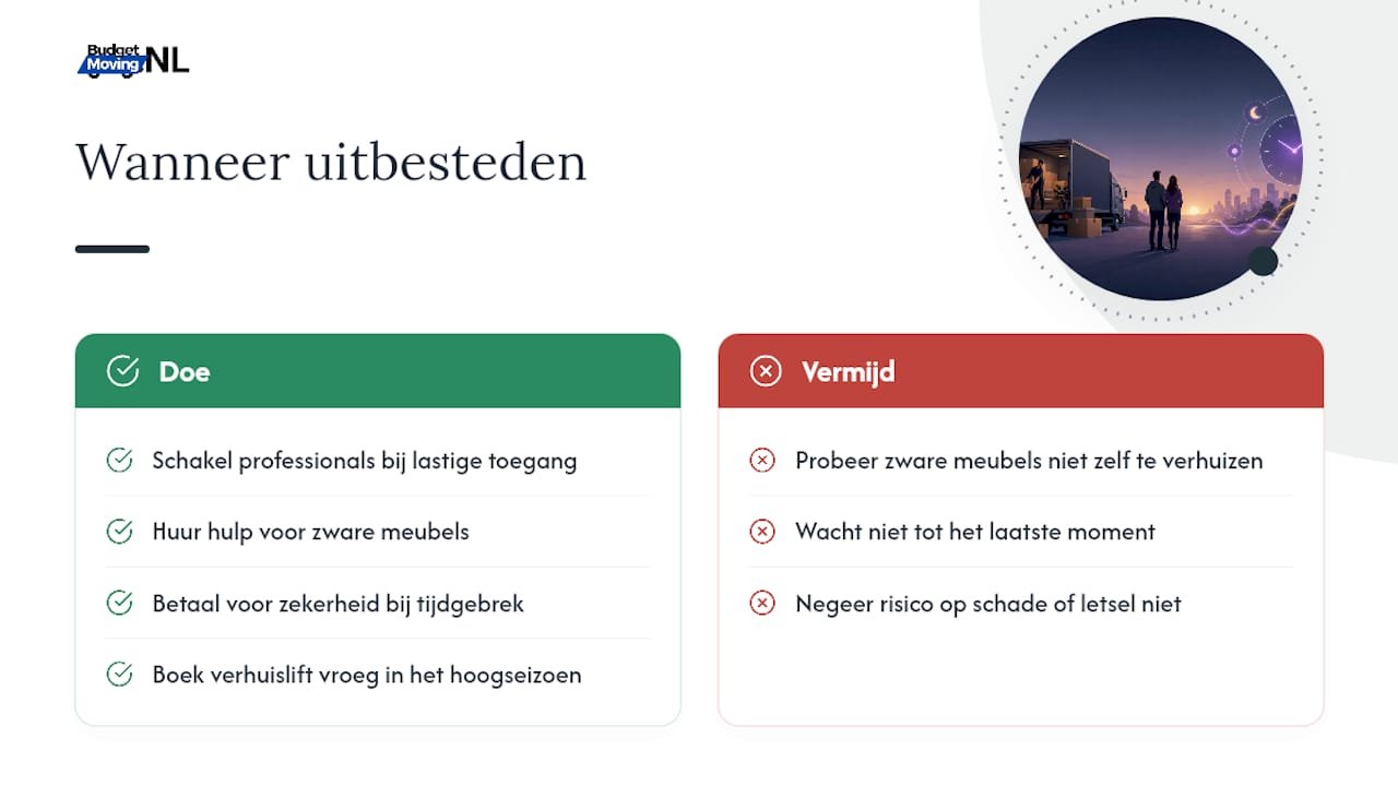 Wanneer is uitbesteden aan een verhuisbedrijf de beste investering? — overview diagram