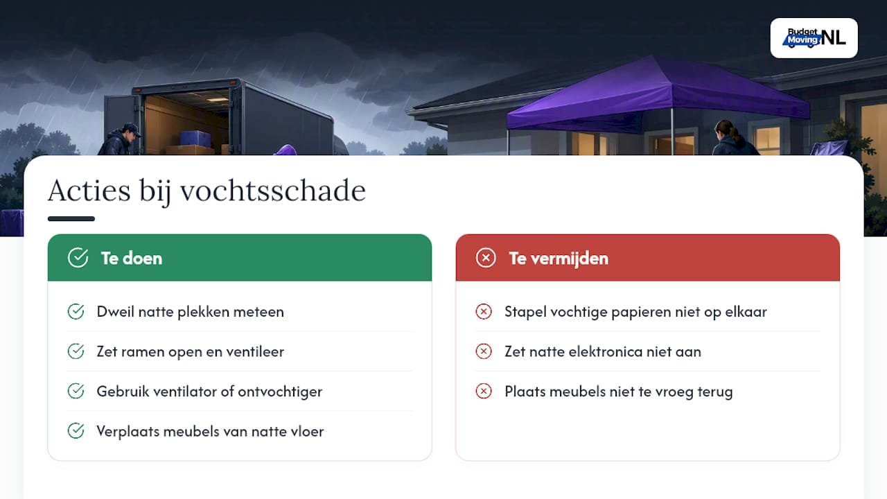 Wat als vocht toch blijvende schade veroorzaakt — overview diagram